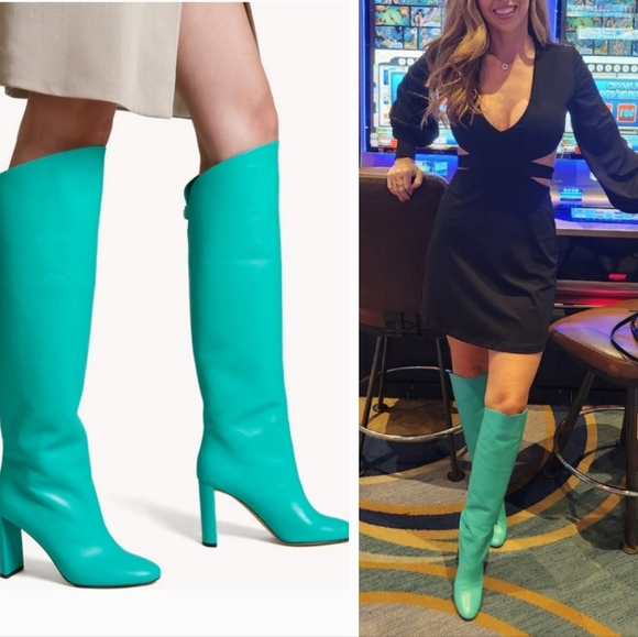 Paris Texas Shoes - Skorpios Adriana Boot in Turquoise